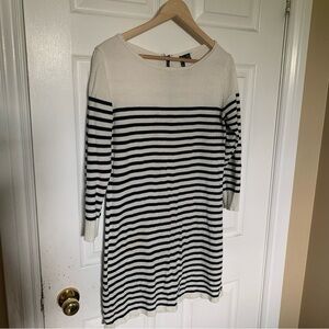 Ripe Classic Striped Knit Tunic - Black & White - Back zipper - Women's Large